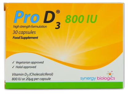 Pro D3 800IU 30 Capsules
