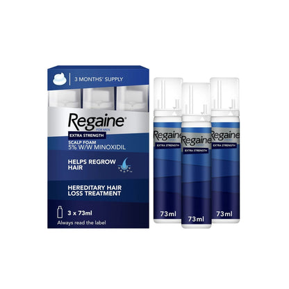 Regaine for Men Extra Strength Scalp Foam - 3 Months' Supply