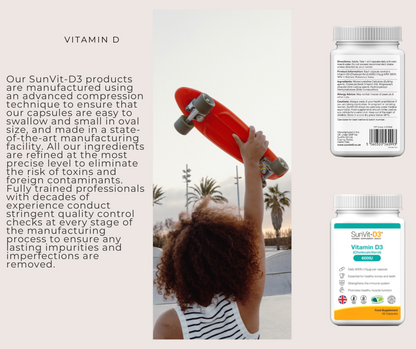 Vitamin D3 800IU (28 Daily Capsules)