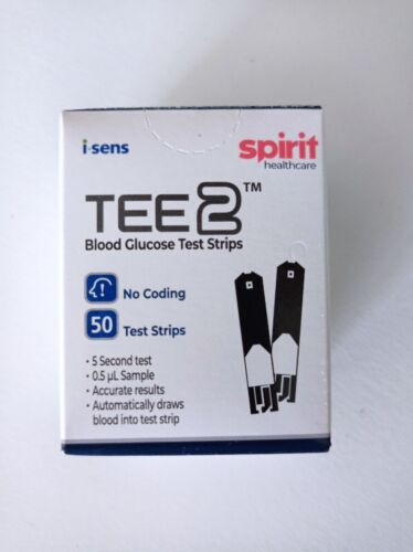 TEE2 Blood Glucose Test Strips 50s