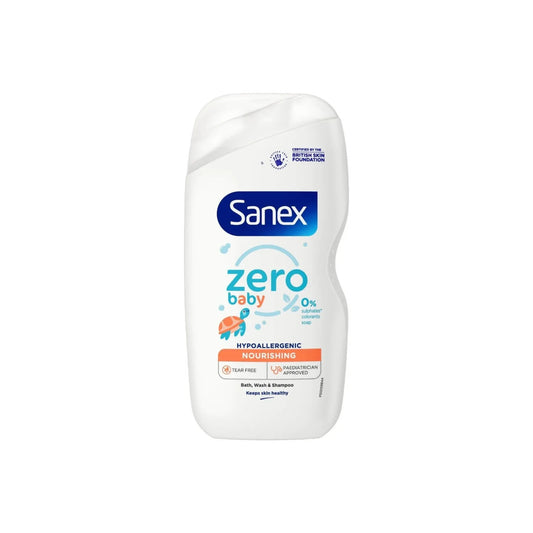 Sanex Zero% Baby Bath Foam & Shampoo 450ml