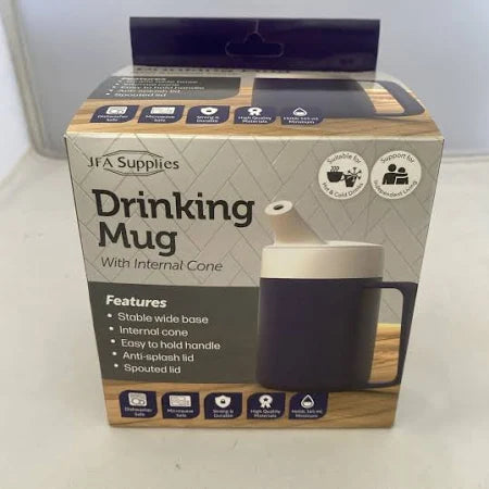 Adult Drinking Cup/Beaker/Mug for Disabled Adults with Easy Grip Handle