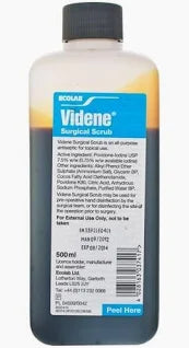 Videne Surgical Scrub 7.5% w/w - 500ml