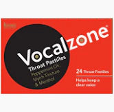 Vocalzone Throat Pastilles 24s (All Flavours)