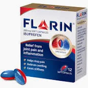 Flarin 200mg - 12 Soft Capsules