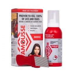 Vamousse Head Lice Treatment Mousse.