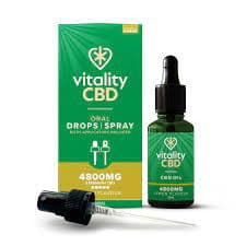 Vitality CBD Oral Drops I Spray - Dual Applicator.