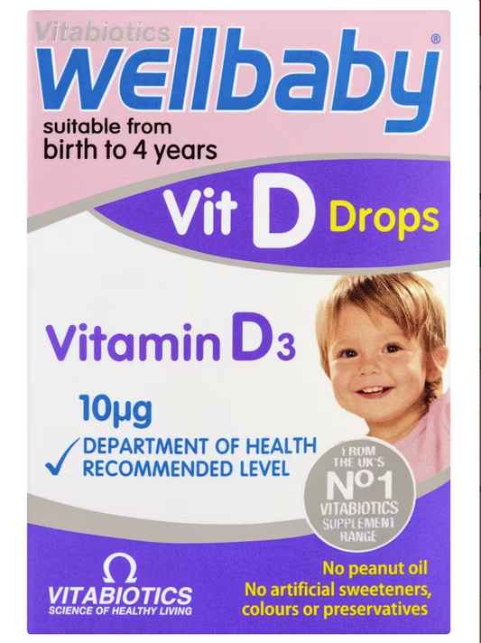 Vitabiotics Wellbaby Vit D Drops 30ml